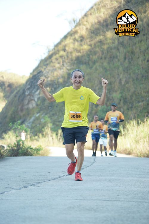 Race photo from Kelud Vertical Challenge 2024