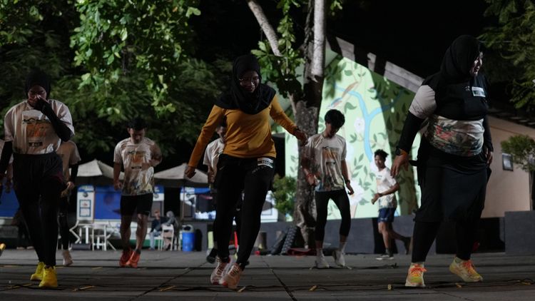 Race photo from ISC - Arutmin Borneo Run 