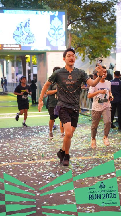 Race photo from Mangkunegaran Run 2025