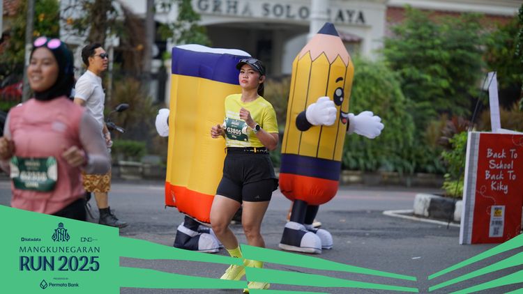 Race photo from Mangkunegaran Run 2025