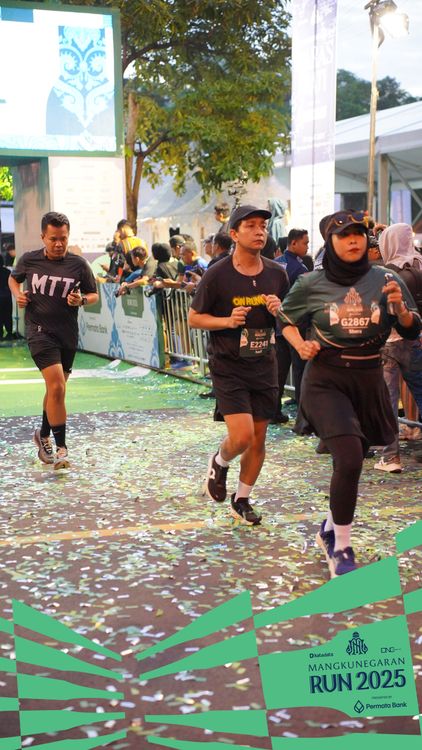 Race photo from Mangkunegaran Run 2025