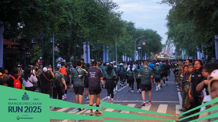 Race photo from Mangkunegaran Run 2025