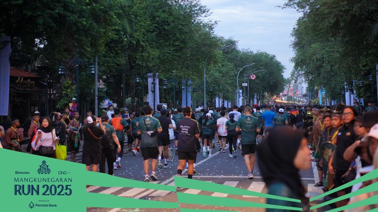 Race photo from Mangkunegaran Run 2025
