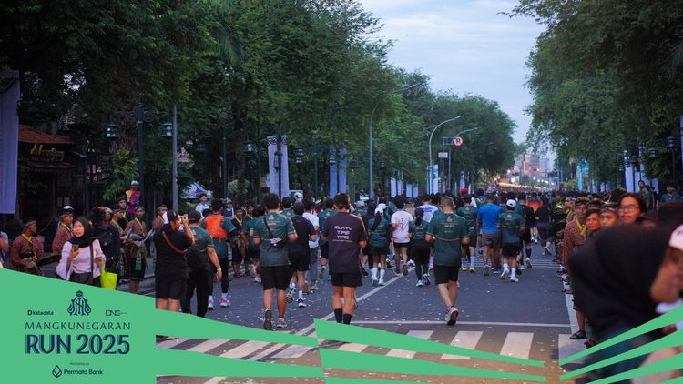 Race photo from Mangkunegaran Run 2025