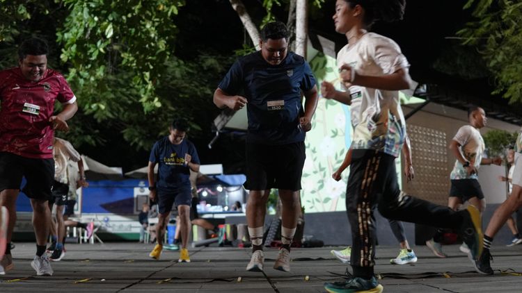 Race photo from ISC - Arutmin Borneo Run 