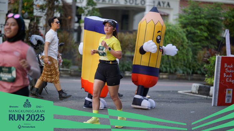 Race photo from Mangkunegaran Run 2025