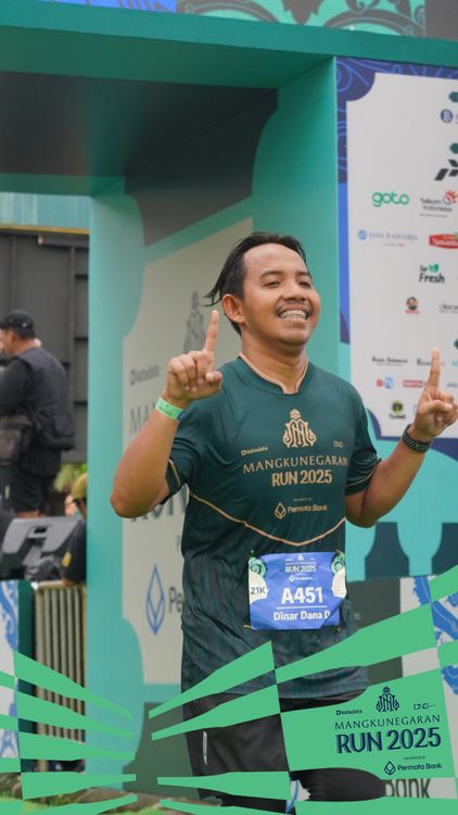 Race photo from Mangkunegaran Run 2025