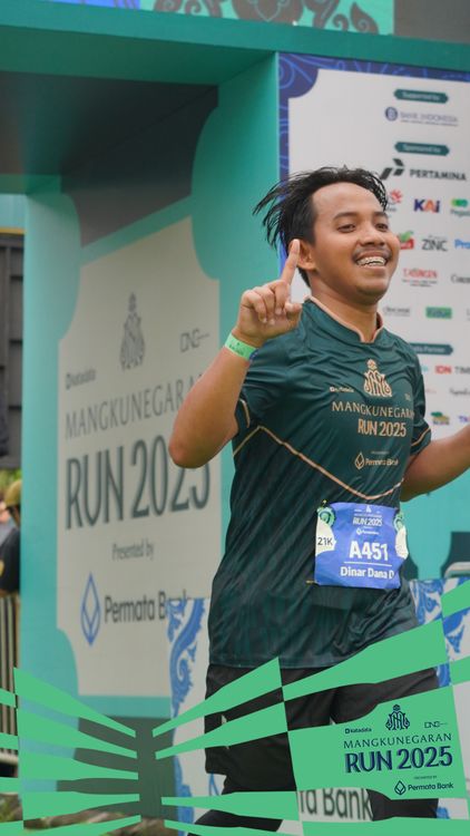 Race photo from Mangkunegaran Run 2025