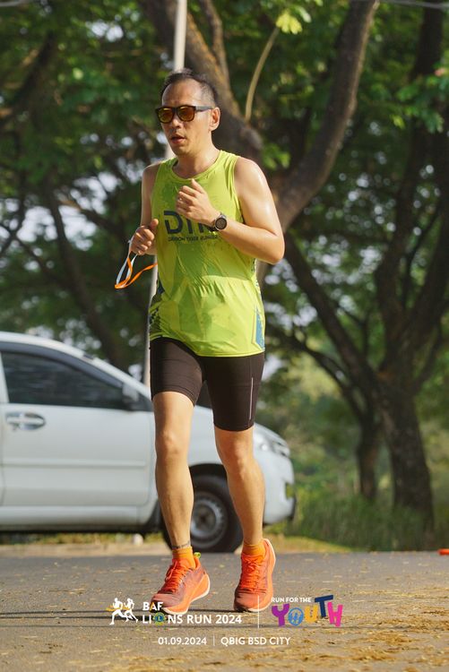 Race photo from BAF LIONS RUN 2024