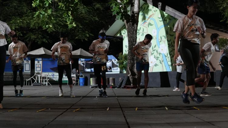 Race photo from ISC - Arutmin Borneo Run 