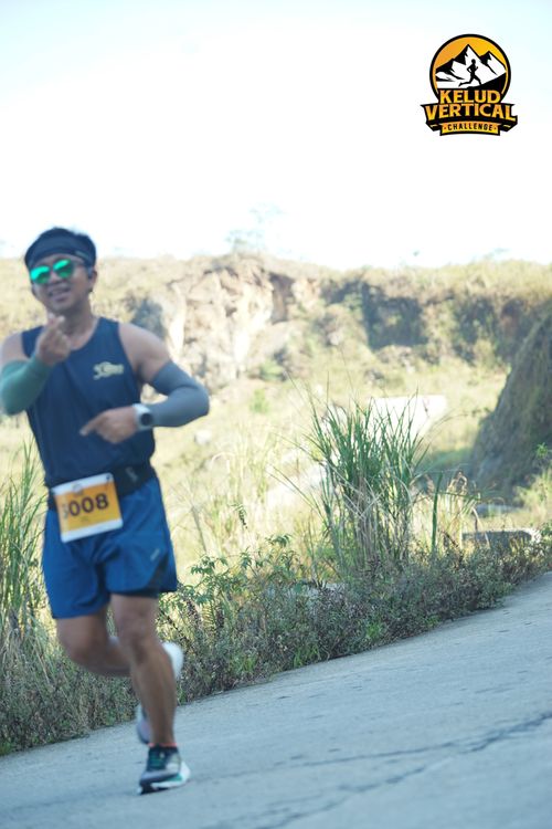 Race photo from Kelud Vertical Challenge 2024