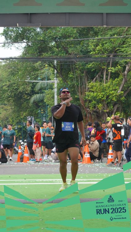 Race photo from Mangkunegaran Run 2025