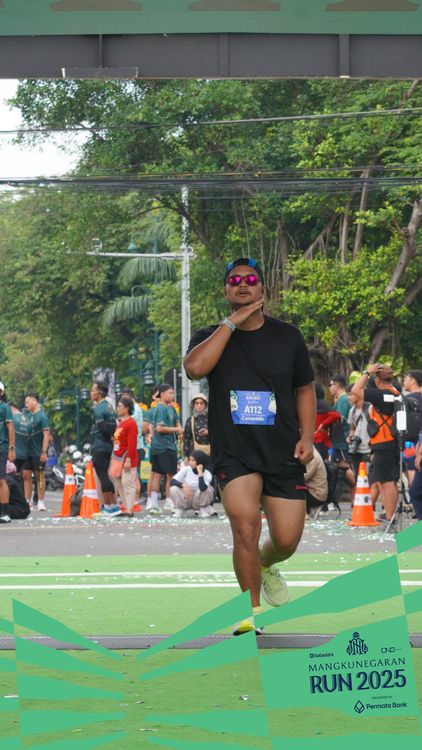 Race photo from Mangkunegaran Run 2025