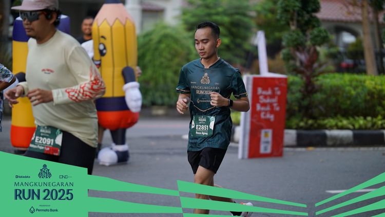 Race photo from Mangkunegaran Run 2025