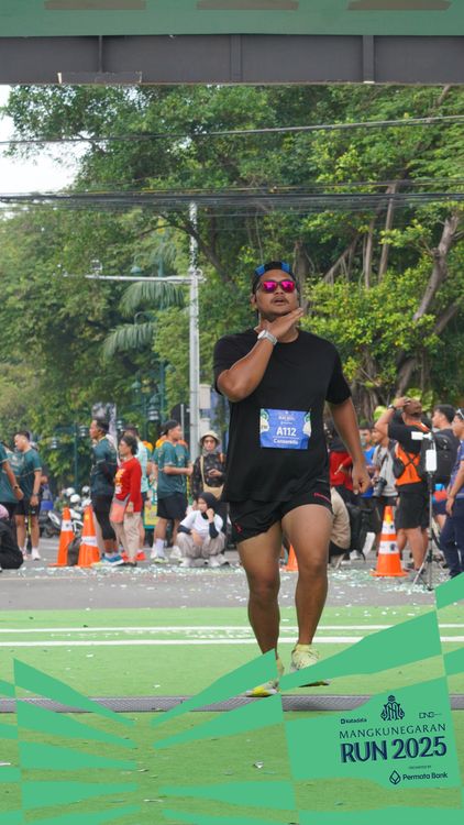 Race photo from Mangkunegaran Run 2025