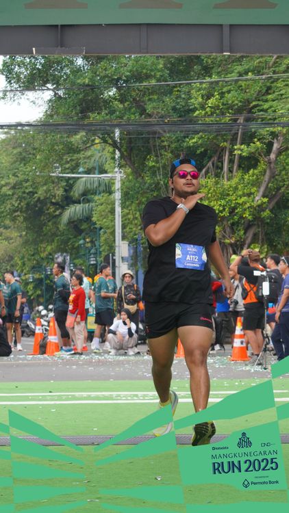 Race photo from Mangkunegaran Run 2025