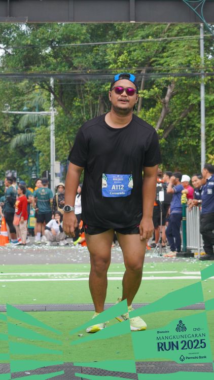 Race photo from Mangkunegaran Run 2025