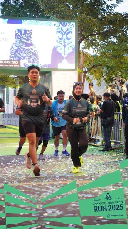 Race photo from Mangkunegaran Run 2025