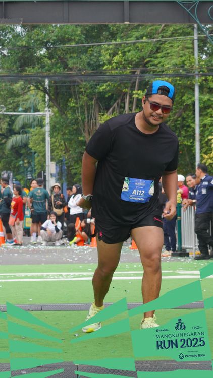 Race photo from Mangkunegaran Run 2025