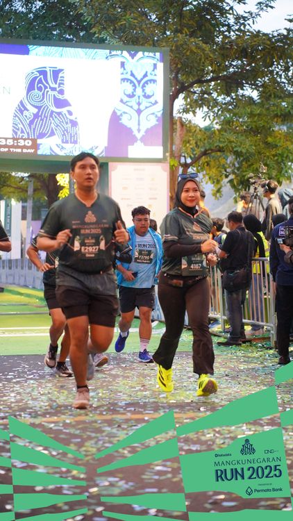 Race photo from Mangkunegaran Run 2025