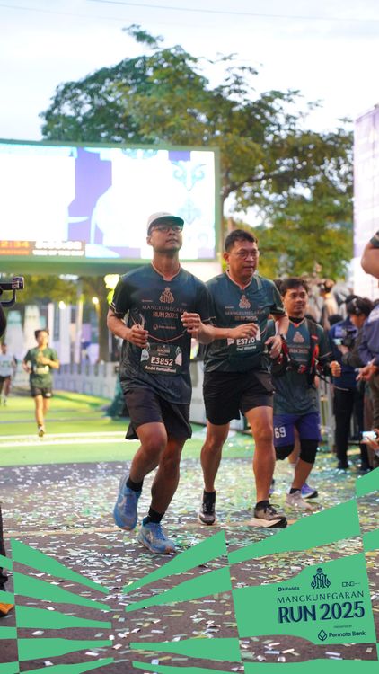 Race photo from Mangkunegaran Run 2025