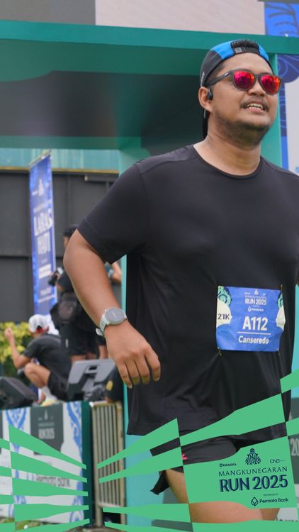 Race photo from Mangkunegaran Run 2025