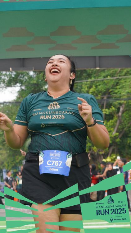 Race photo from Mangkunegaran Run 2025