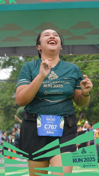 Race photo from Mangkunegaran Run 2025