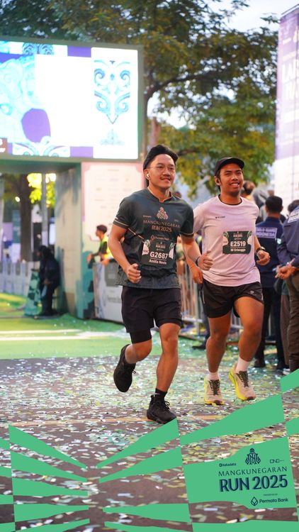 Race photo from Mangkunegaran Run 2025