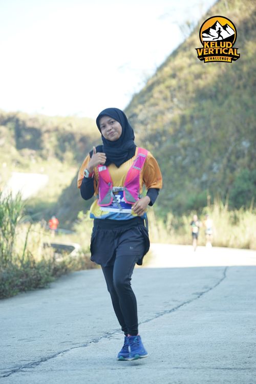 Race photo from Kelud Vertical Challenge 2024