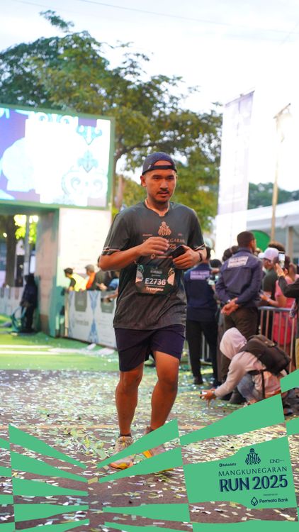 Race photo from Mangkunegaran Run 2025
