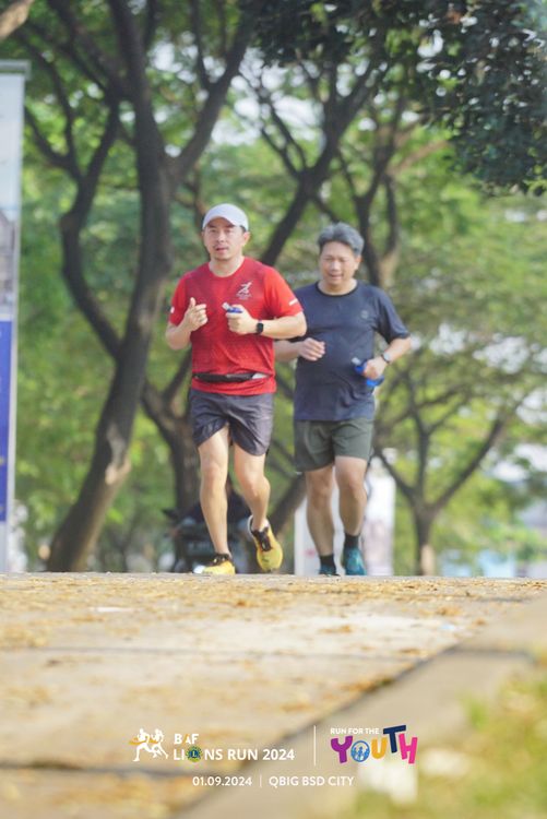 Race photo from BAF LIONS RUN 2024