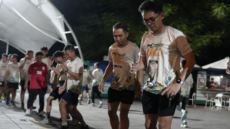 Race photo from ISC - Arutmin Borneo Run 