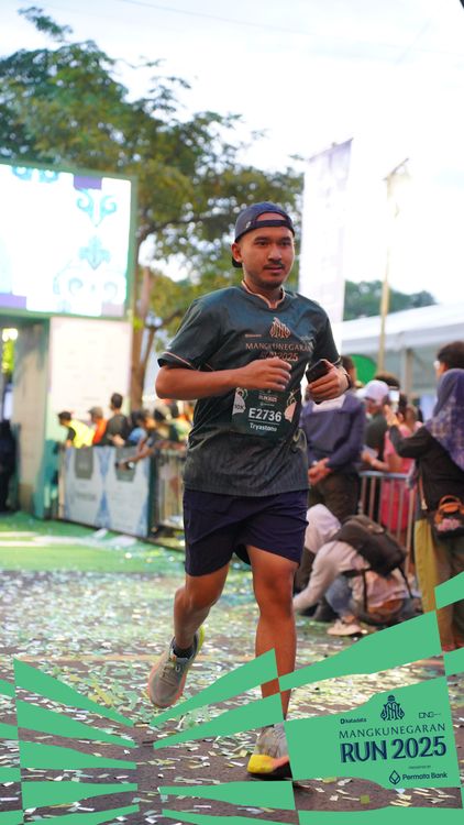 Race photo from Mangkunegaran Run 2025