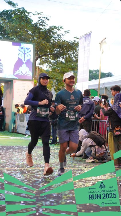 Race photo from Mangkunegaran Run 2025