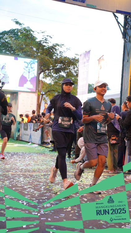 Race photo from Mangkunegaran Run 2025