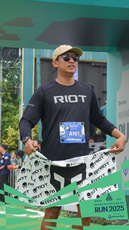 Race photo from Mangkunegaran Run 2025