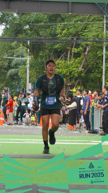 Race photo from Mangkunegaran Run 2025