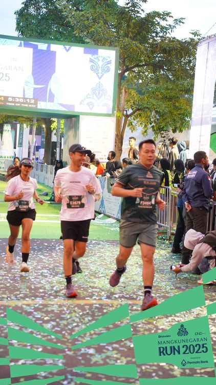 Race photo from Mangkunegaran Run 2025