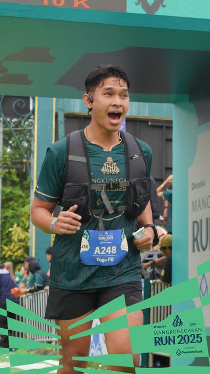 Race photo from Mangkunegaran Run 2025