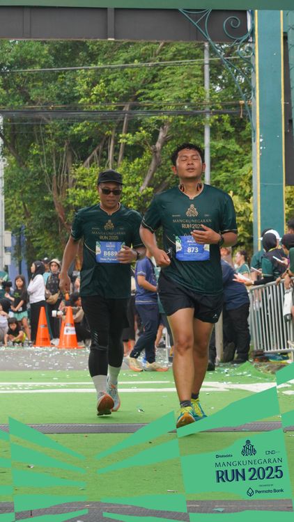 Race photo from Mangkunegaran Run 2025