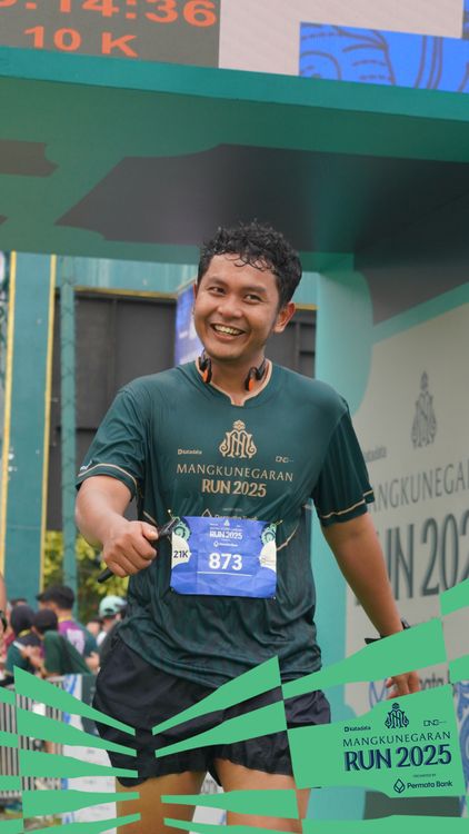 Race photo from Mangkunegaran Run 2025