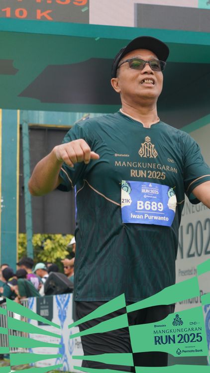 Race photo from Mangkunegaran Run 2025