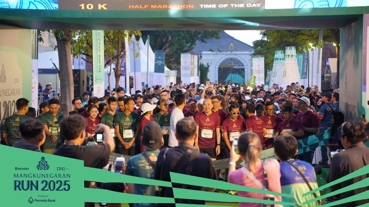 Race photo from Mangkunegaran Run 2025