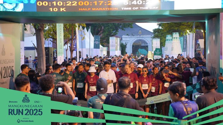 Race photo from Mangkunegaran Run 2025