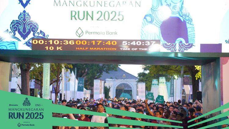 Race photo from Mangkunegaran Run 2025