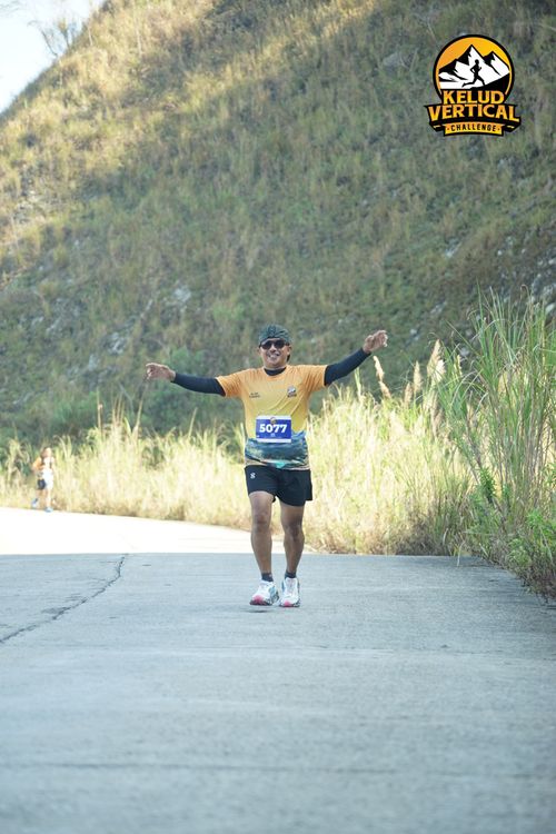 Race photo from Kelud Vertical Challenge 2024