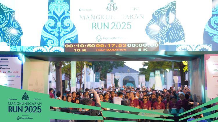 Race photo from Mangkunegaran Run 2025
