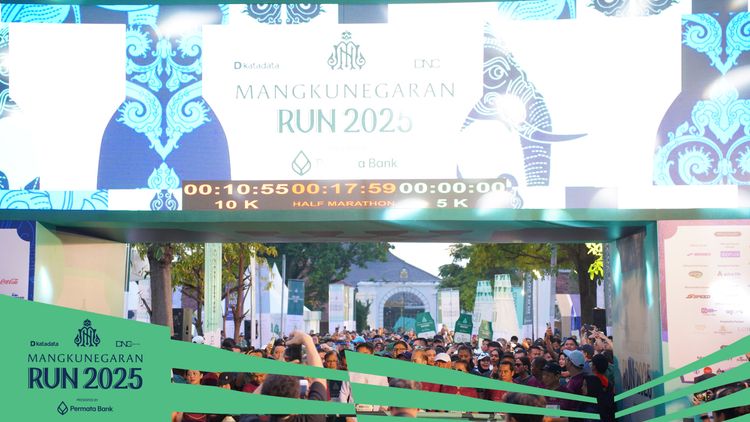 Race photo from Mangkunegaran Run 2025