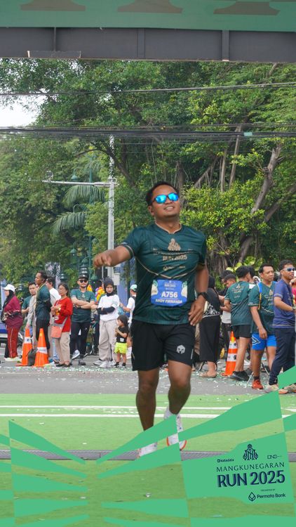 Race photo from Mangkunegaran Run 2025